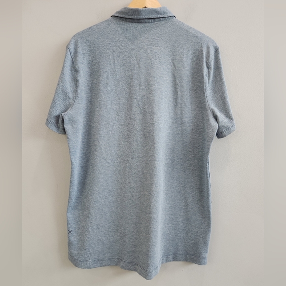 Lululemon Men's Blue Lightweight Golf Polo Performance Shirt Size Large - Picture 4 of 7